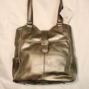 Tignanello On My Tab Tote in Zinc